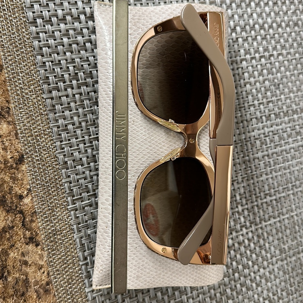 Authentic Jimmy Choo Python Wrapped Sunglasses, C… - image 3